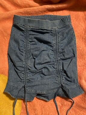 Iris Jean Mermaid Mini Skirt